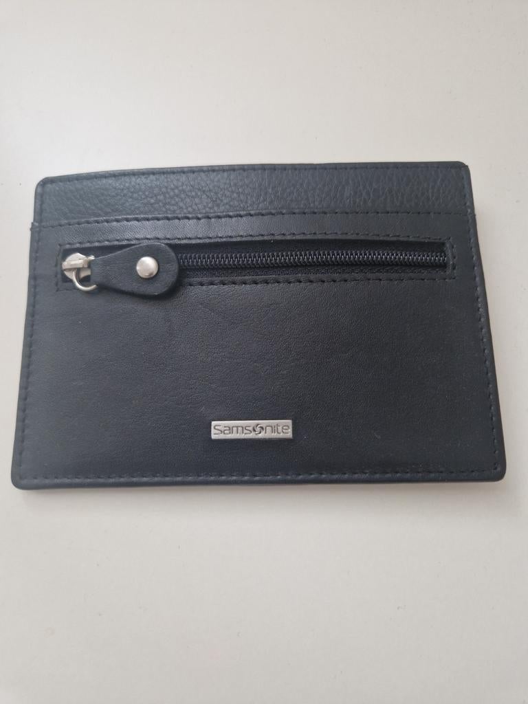 Samsonite RFID Protected Pasjeshouder Zwart Leer, Sieraden, Tassen en Uiterlijk, Portemonnees, Overige merken, Zwart, Nieuw, Ophalen of Verzenden