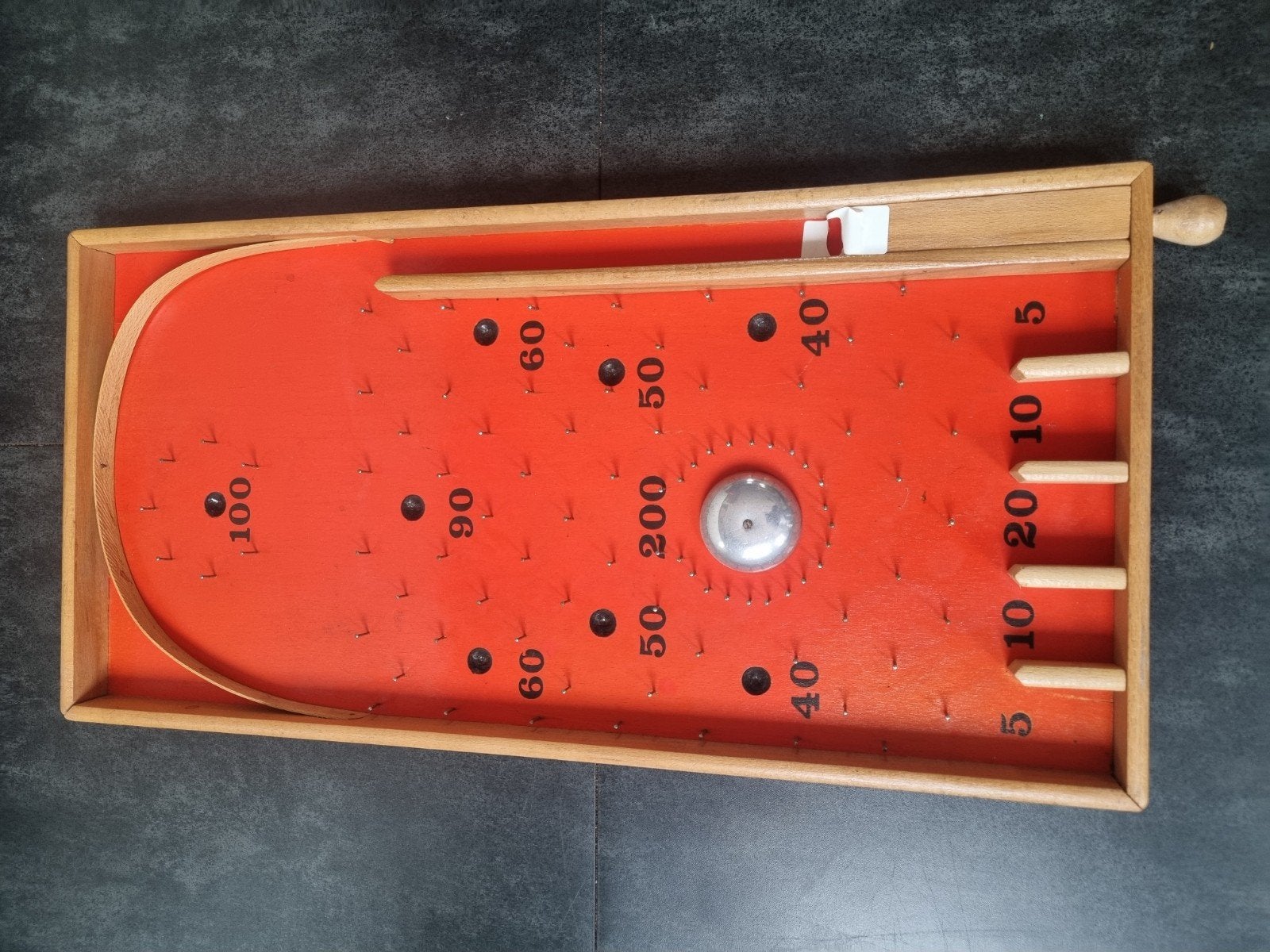 Vintage Flipperkast Spel - Made in Czechoslovakia, Ophalen of Verzenden, Gebruikt