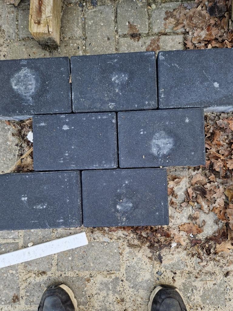 Betonsteen 24x16x8 antraciet, Tuin en Terras, Ophalen, Nieuw, Beton, Terrastegels