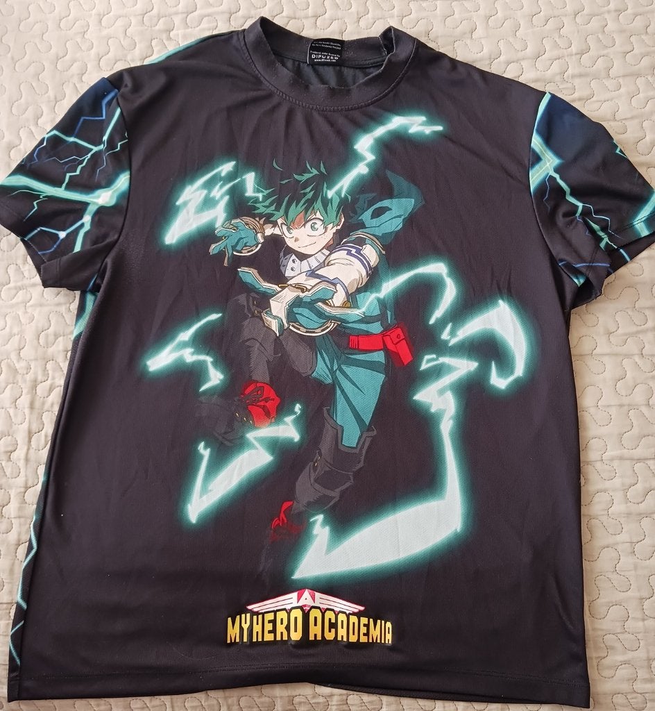 My Hero Academia T-Shirt Anime Manga DEKU maat M, Kleding | Heren, T-shirts, My Hero Academia, Maat 48/50 (M), Zwart, Ophalen of Verzenden