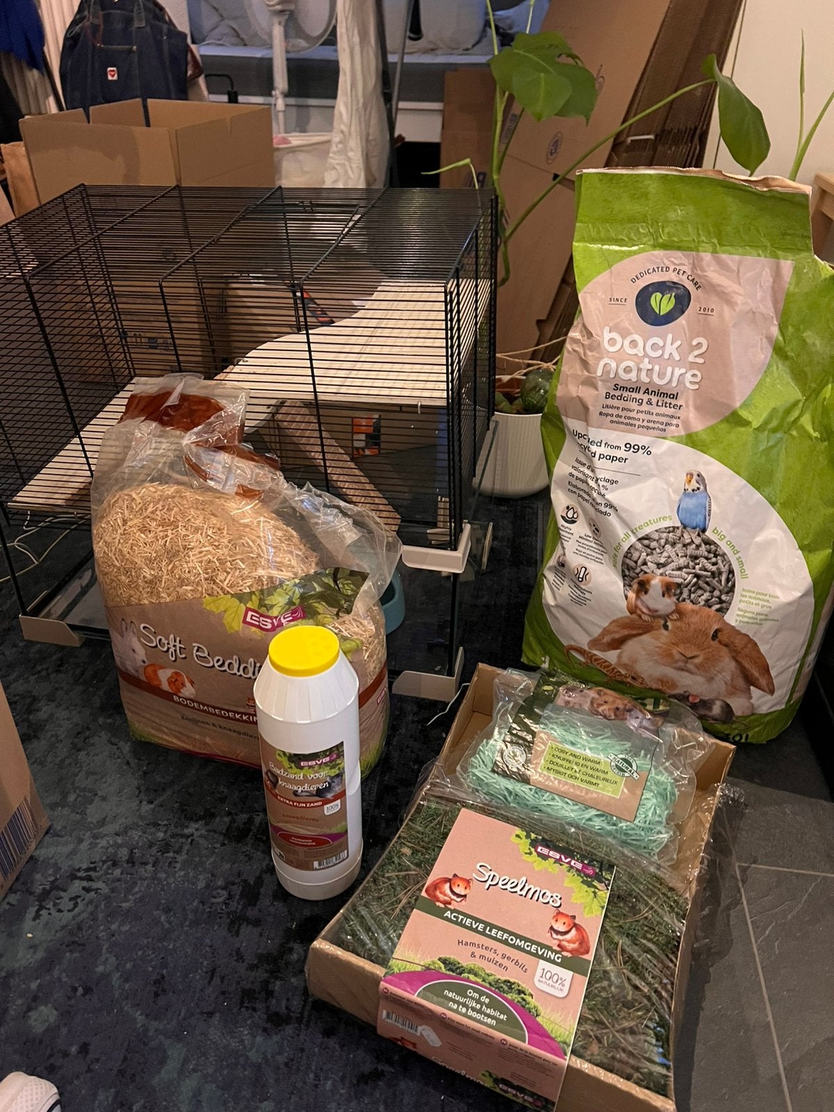 Knaagdier verblijf, Kooi, Gebruikt, Minder dan 75 cm, Ophalen