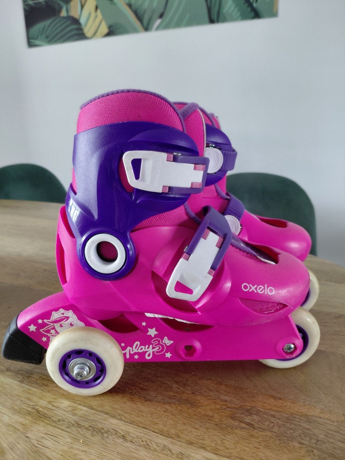 Oxelo rolschaatsen verstelbaar maat 26-28 Decathlon, Ophalen, Verstelbaar, Zo goed als nieuw, Kinderen