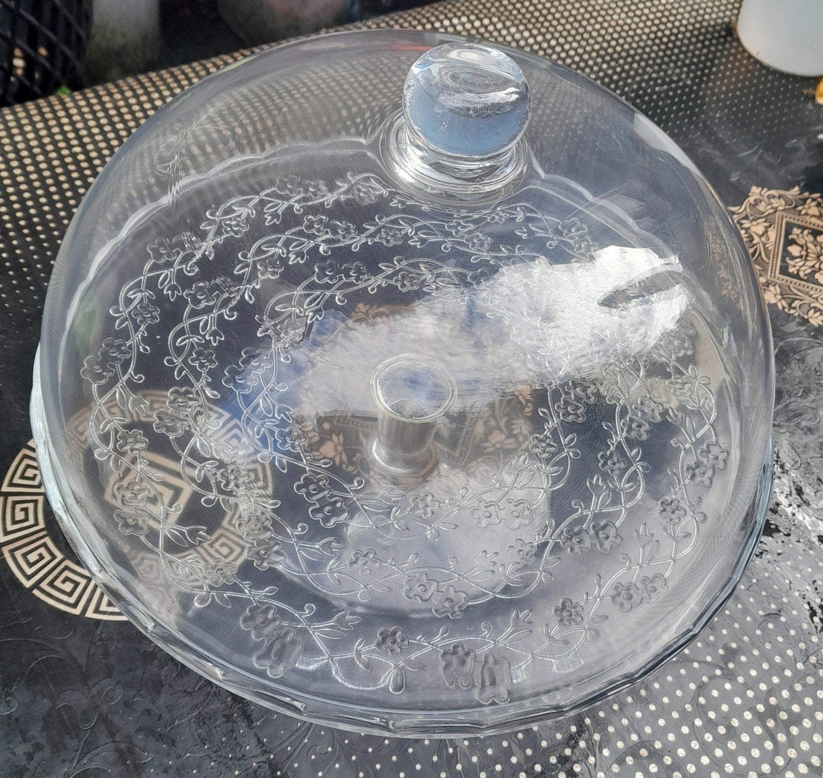 glazen stolp, Glas, Ophalen of Verzenden, Zo goed als nieuw, 29 cm