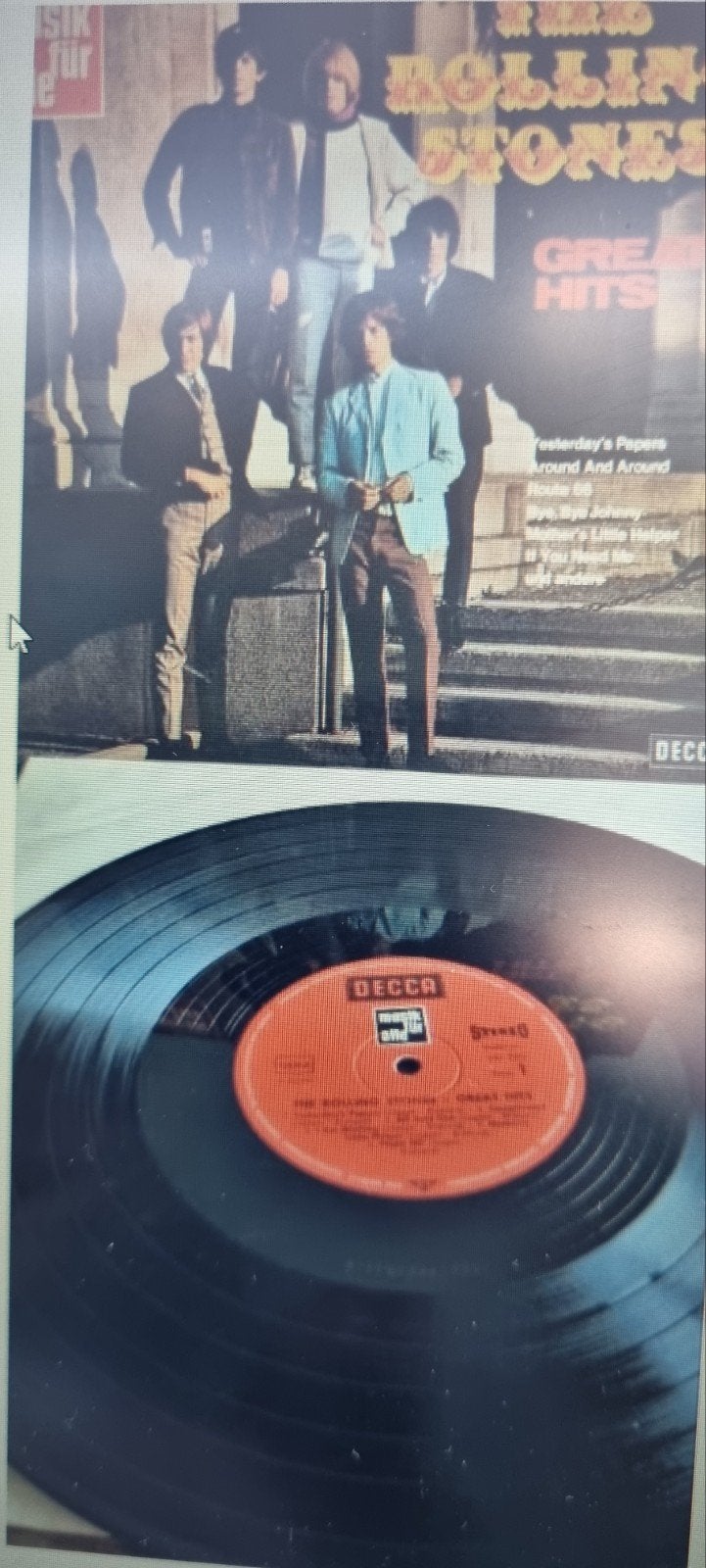 The Rolling Stones - Great Hits LP (Decca), LP, Gebruikt, Ophalen of Verzenden, Complilatie