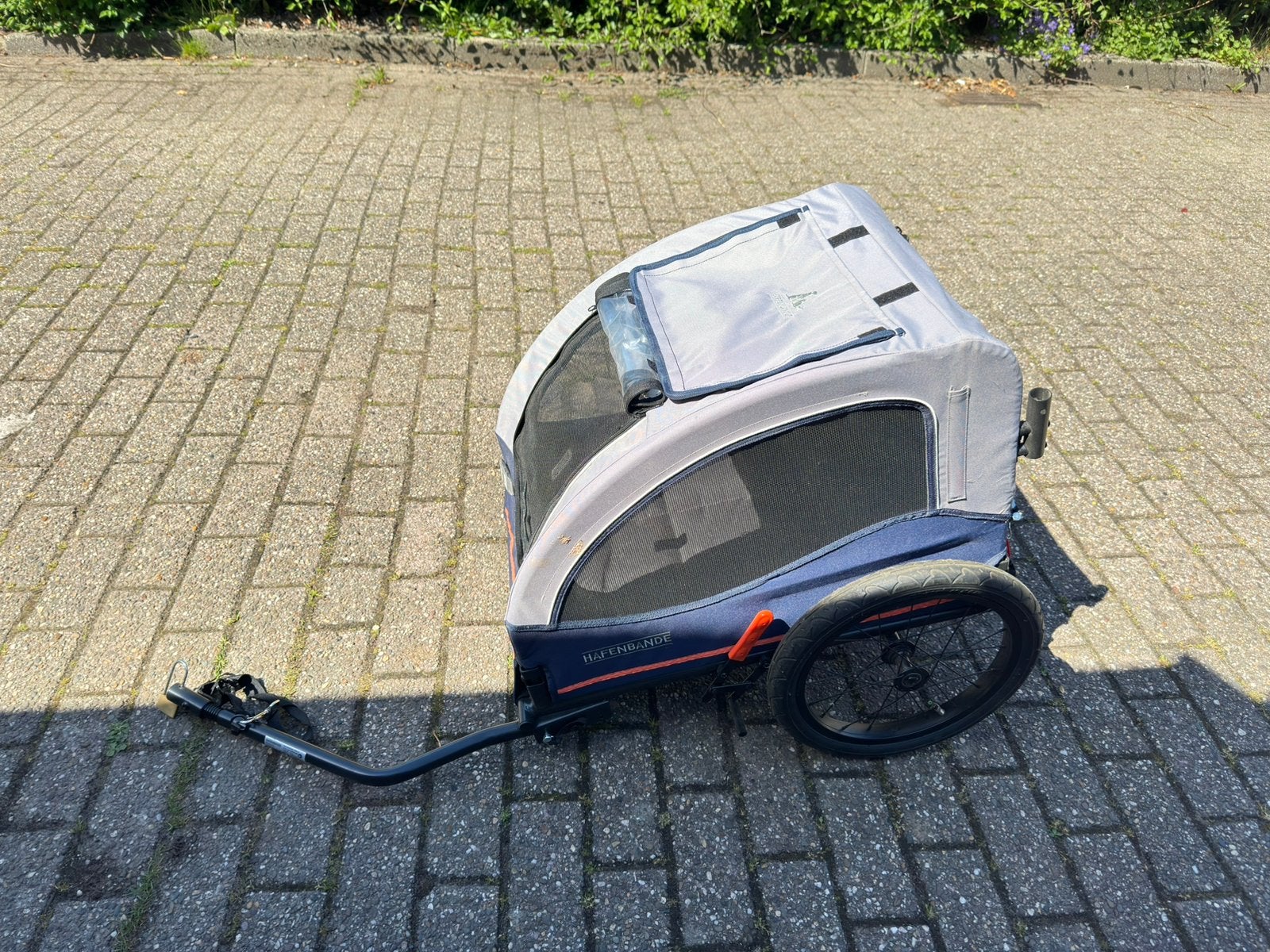 Hafenbande Fietskar, Fietsen en Brommers, Fietsaccessoires | Aanhangers en Karren, Ophalen, Zo goed als nieuw, Hondenkar