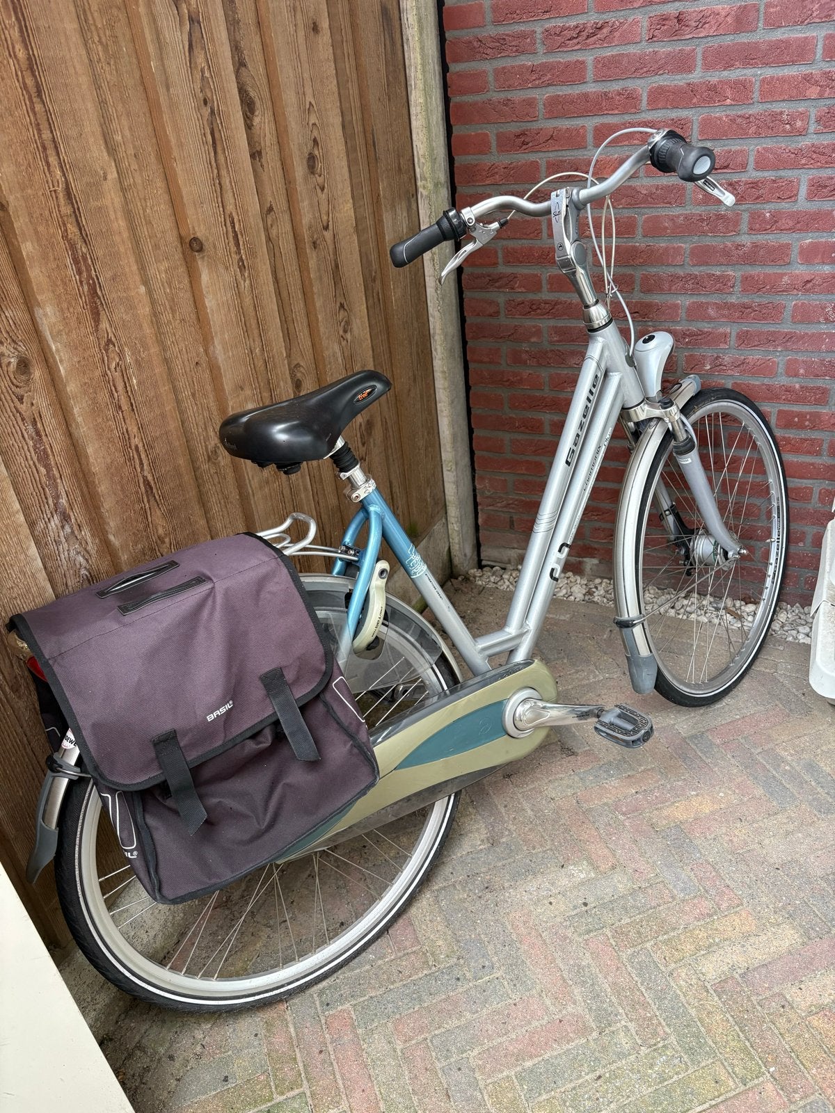 Gazelle Chamonix Plus (Nexus 7) met Basil tassen, Fietsen en Brommers, Ophalen, Versnellingen, Gazelle, Trommelrem