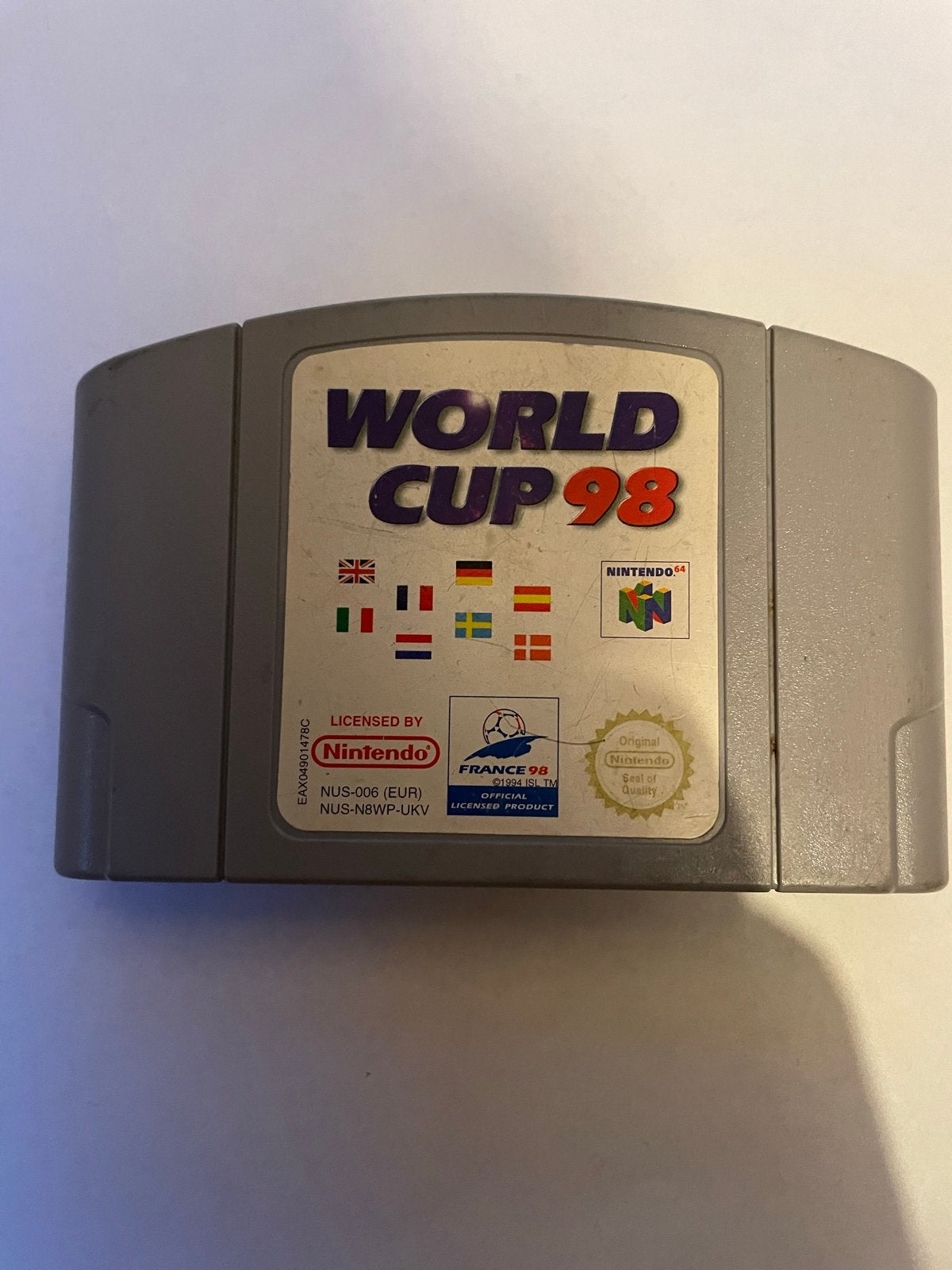 World Cup 98 - Nintendo 64 (N64) Game Cartridge, Nintendo, _, 2 spelers, Ophalen of Verzenden