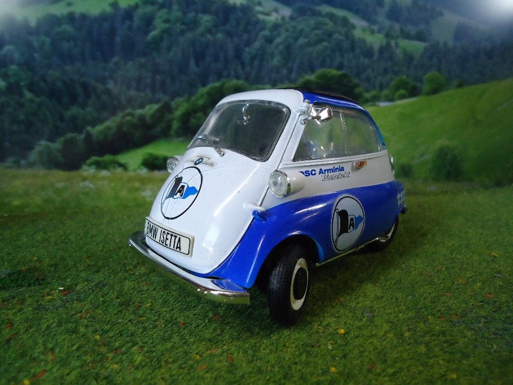 1/18 BMW Isetta - Revell Voetbalclub DSC Arminia Bielefeld, Hobby en Vrije tijd, Modelauto's | 1:18, Ophalen of Verzenden, Zo goed als nieuw