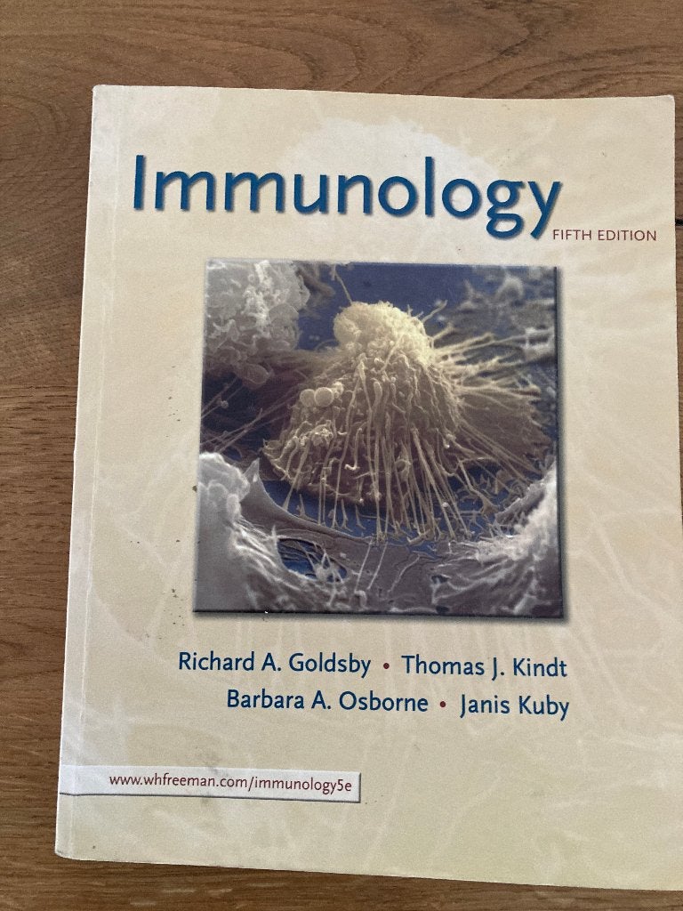 Immunology (Kuby Immunology; 5th Ed) - 0716749475, Ophalen of Verzenden, Zo goed als nieuw, Diverse auteurs, Natuurwetenschap