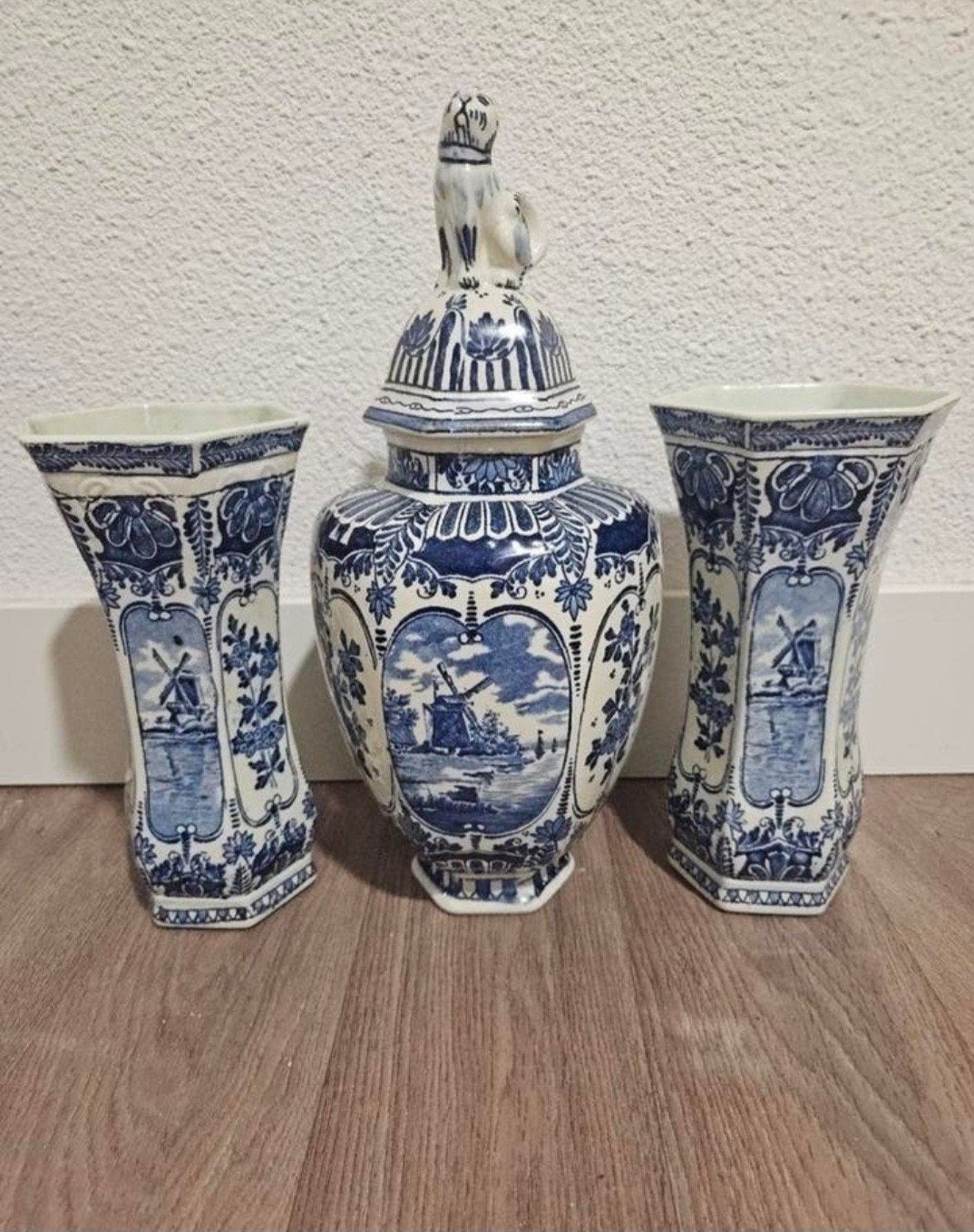 Delfts blauw kaststel Boch Frères Royal Sphinx jaren '60/'70, Ophalen