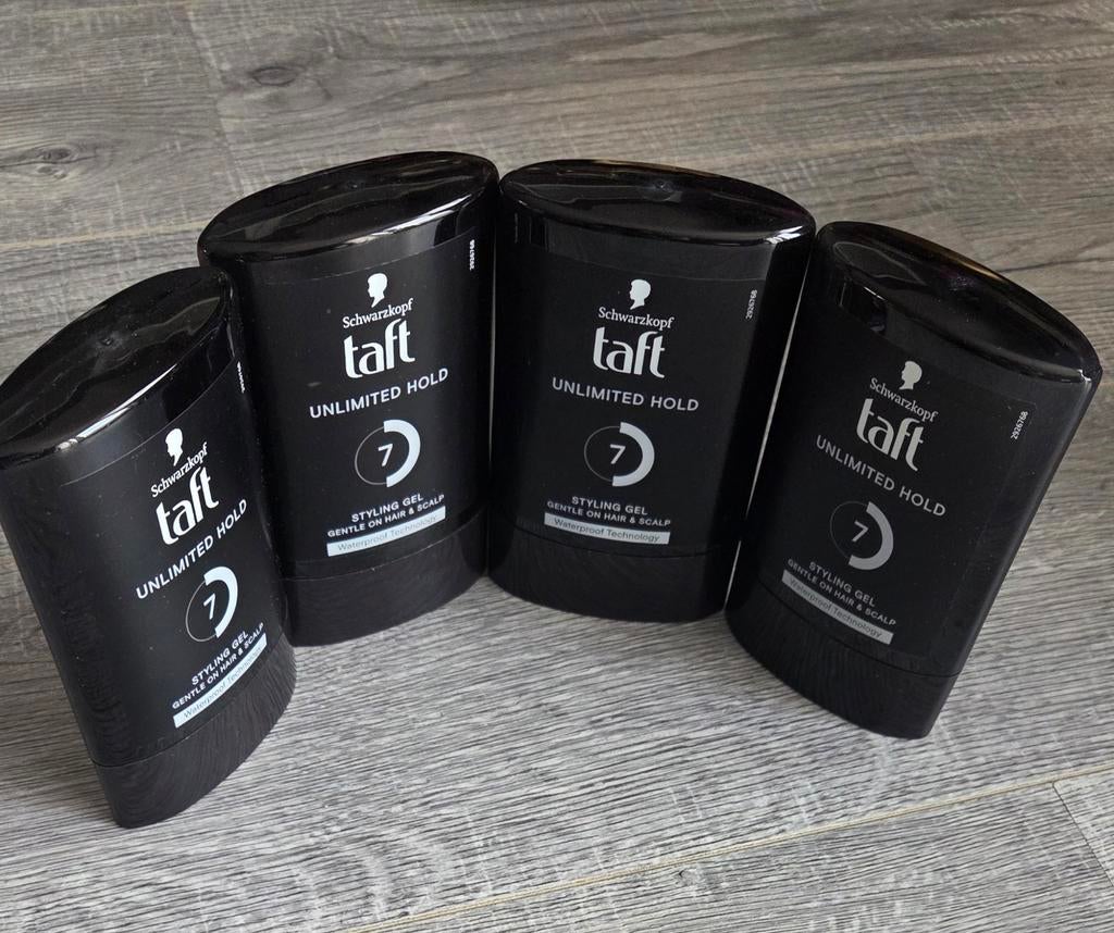 Taft gel nr.7 nieuw, Ophalen of Verzenden, Nieuw, Gel, Wax, Haarlak of Mousse