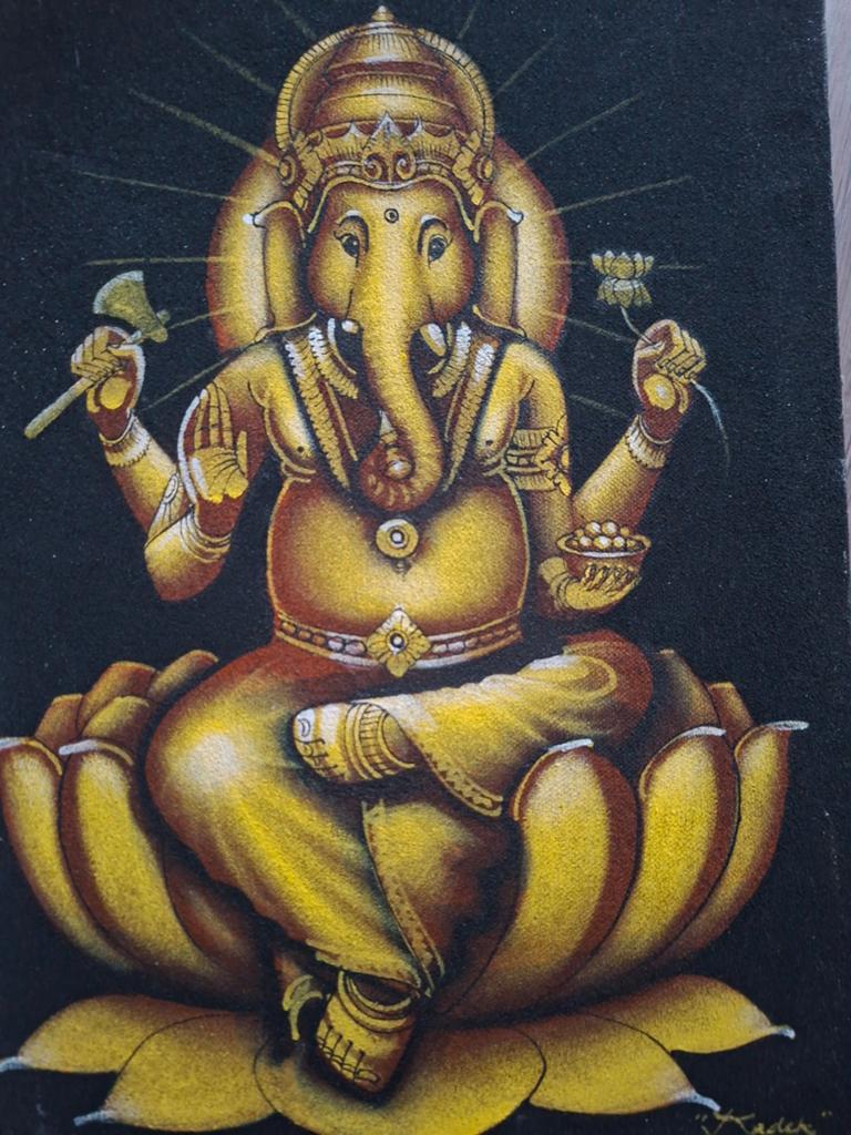 Ganesha Schilderij, Ophalen of Verzenden
