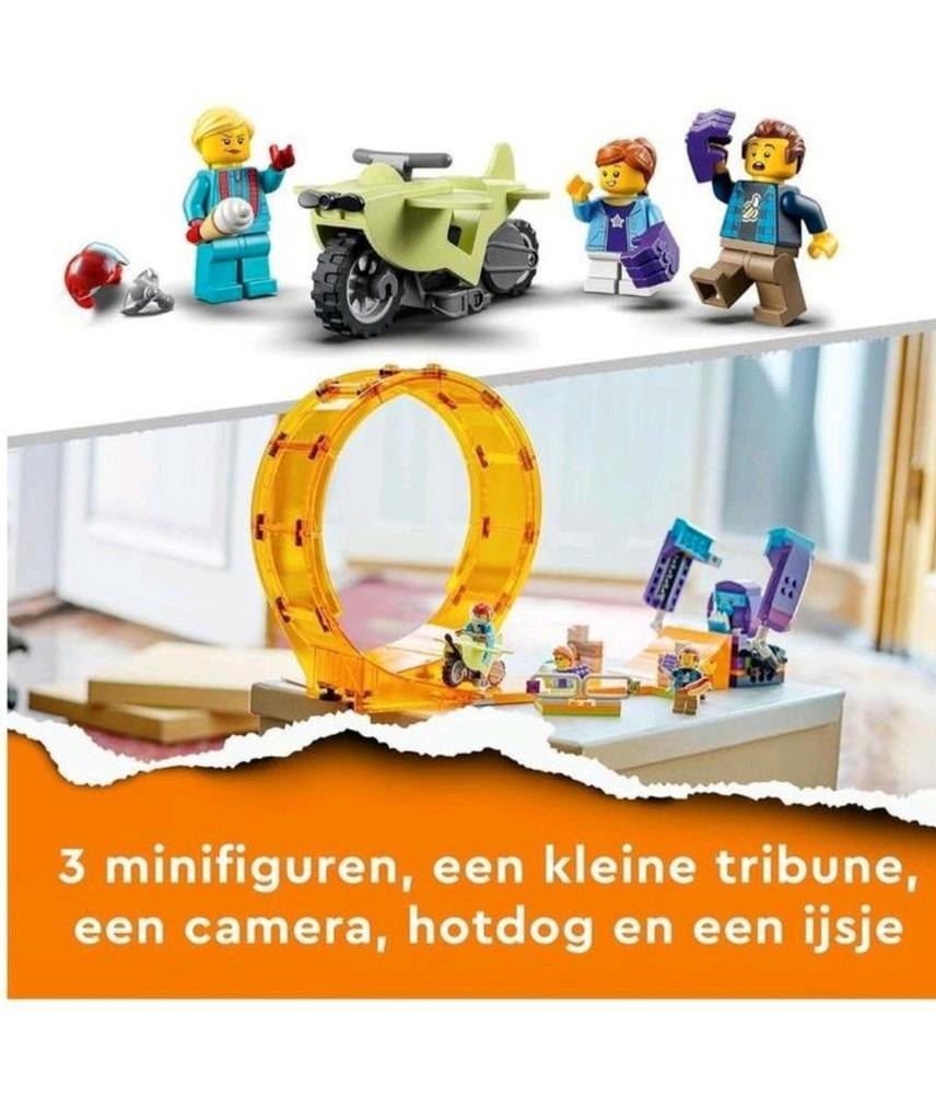 LEGO City Stuntz Chimpansee Stuntlooping 60338, Ophalen of Verzenden, Zo goed als nieuw, Privacy.officer@lego.com, Complete set