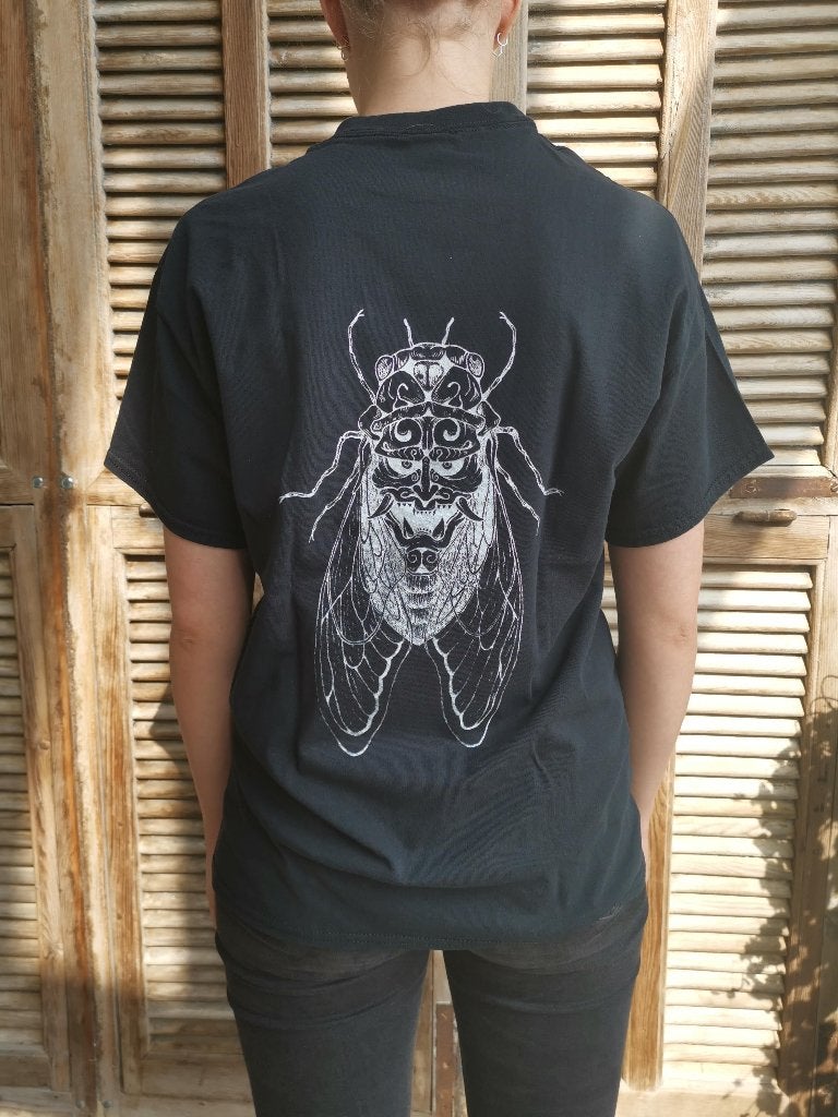 Demon Cicada t-shirt, Zwart, Nieuw, Ophalen of Verzenden, Maat 46 (S) of kleiner
