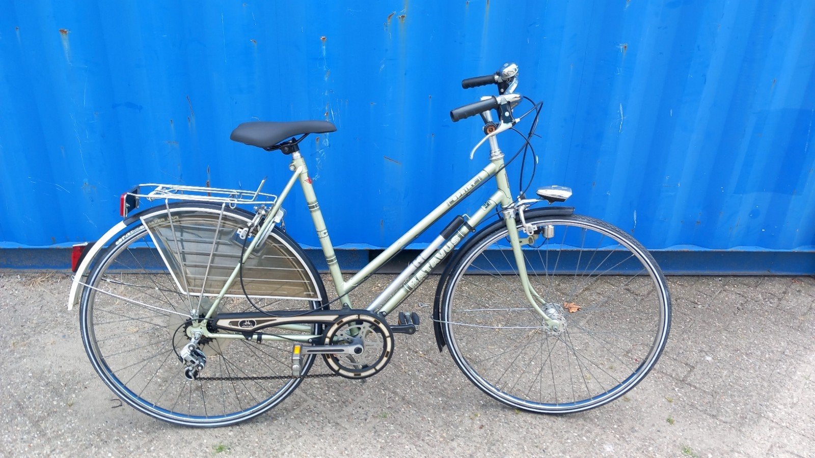 Batavus Sprint Oldskool Damesfiets 5 Versnellingen, Fietsen en Brommers, Ophalen, 53 tot 56 cm, Velgrem, Versnellingen