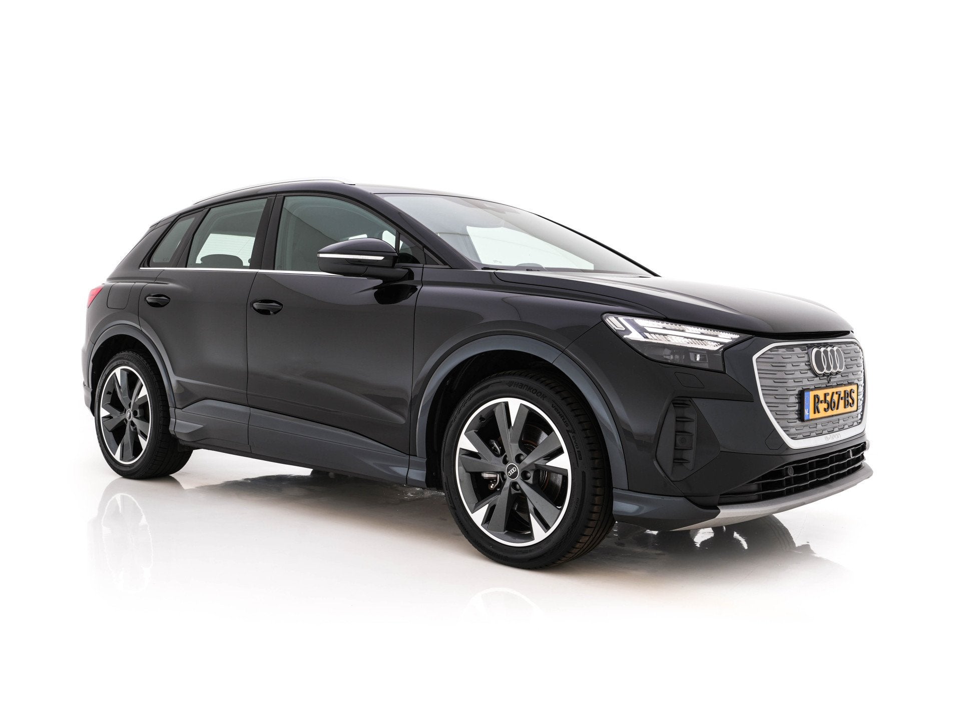 Audi Q4 e-tron 35 Advanced Edition 55 kWh {SoH-88%} (INCL-BT, Auto's, Gebruikt, 1865 kg, Zwart, Origineel Nederlands