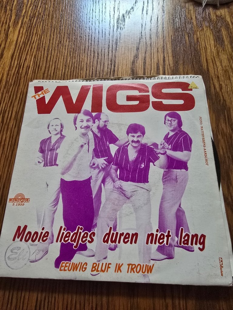 the wigs mooie liedjes duren niet lang, Verzenden, Gebruikt, 7 inch, Levenslied of Smartlap