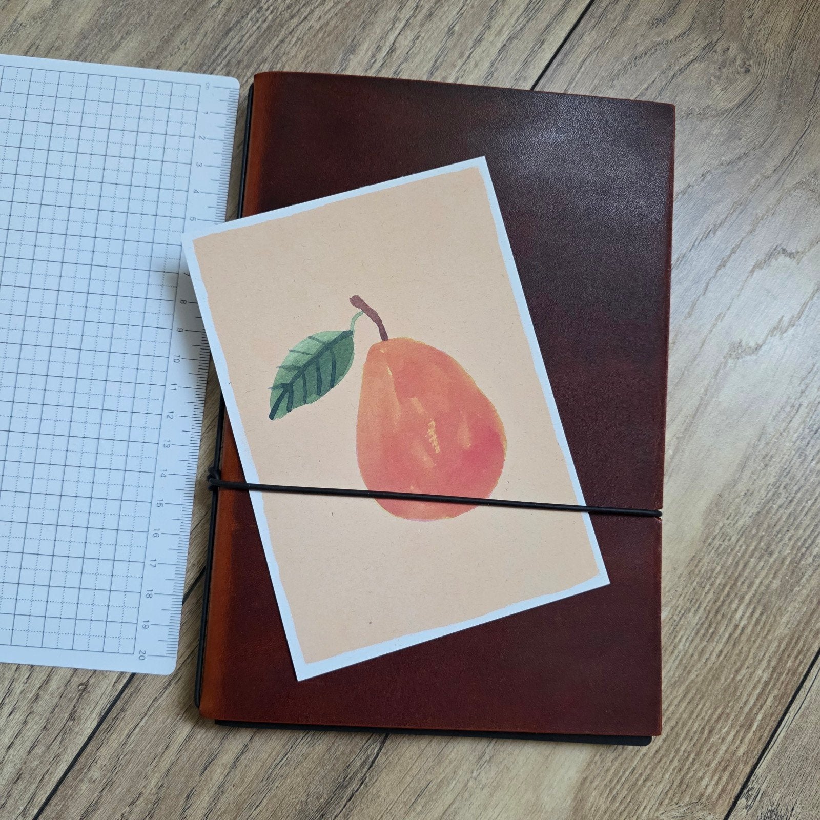 X17 lederen Notebook cover, Travelers Notebook circa A5, Diversen, Verzenden, Nieuw, A5