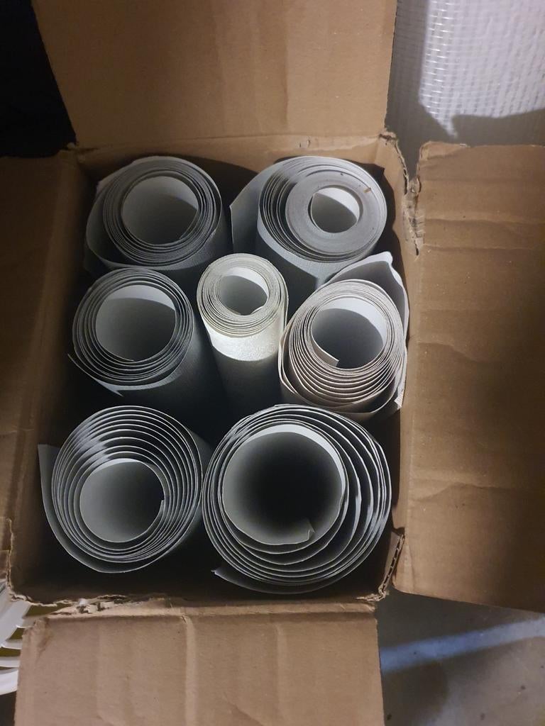 Wallpaper rolls Behang, Doe-het-zelf en Verbouw, Dakpannen en Dakbedekking, Ophalen, Steen of Klei, Zwart, 15 m² of meer