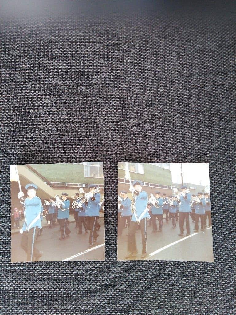 2 foto's - Scheepjeswol Harmonie - Veenendaal, Gebruikt, 1980 tot heden, Foto, Ophalen of Verzenden