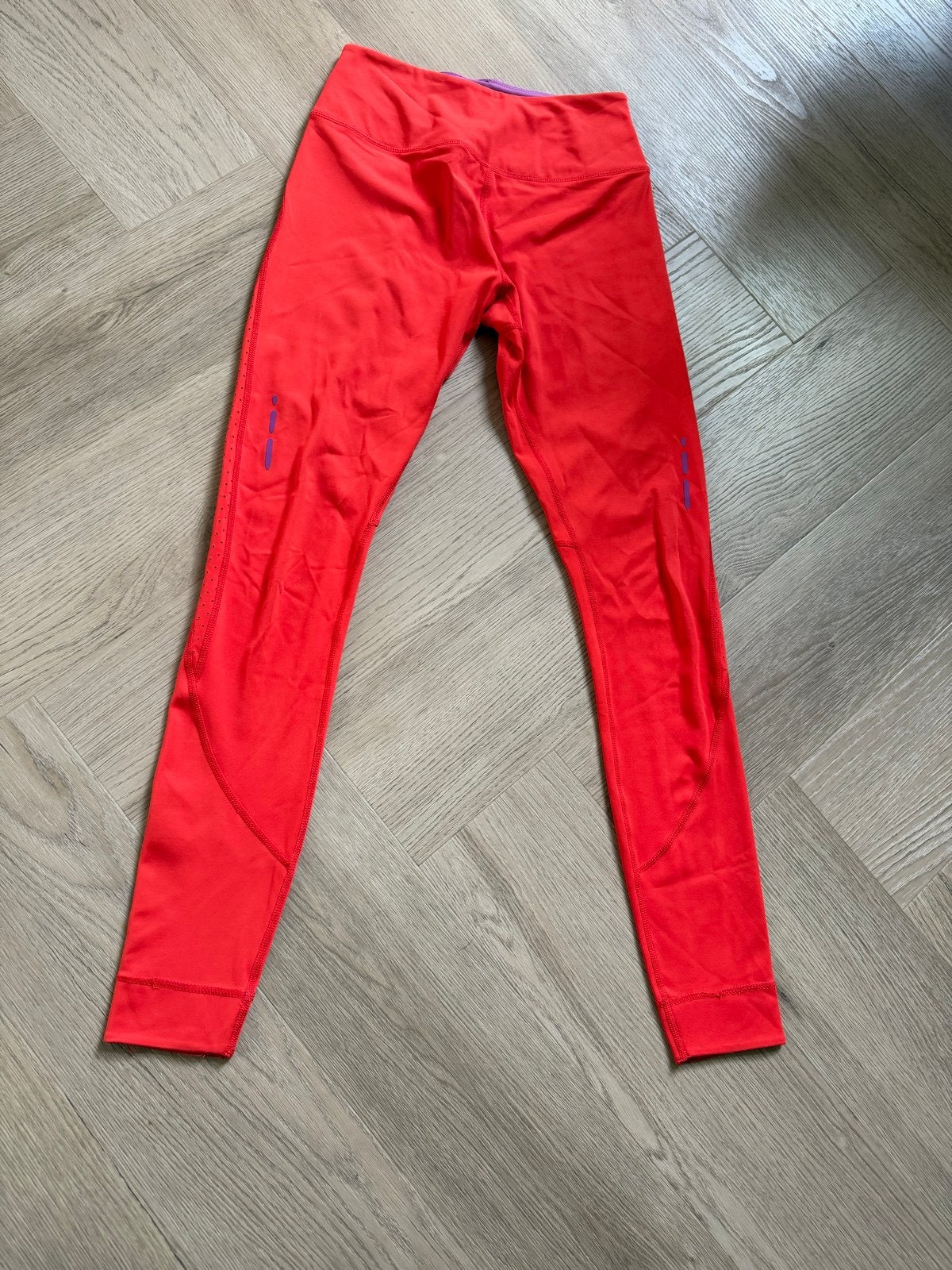 Myprotein Sportlegging Maat S - Zo goed als nieuw, Ophalen of Verzenden, Maat 36 (S), Rood, Fitness of Aerobics