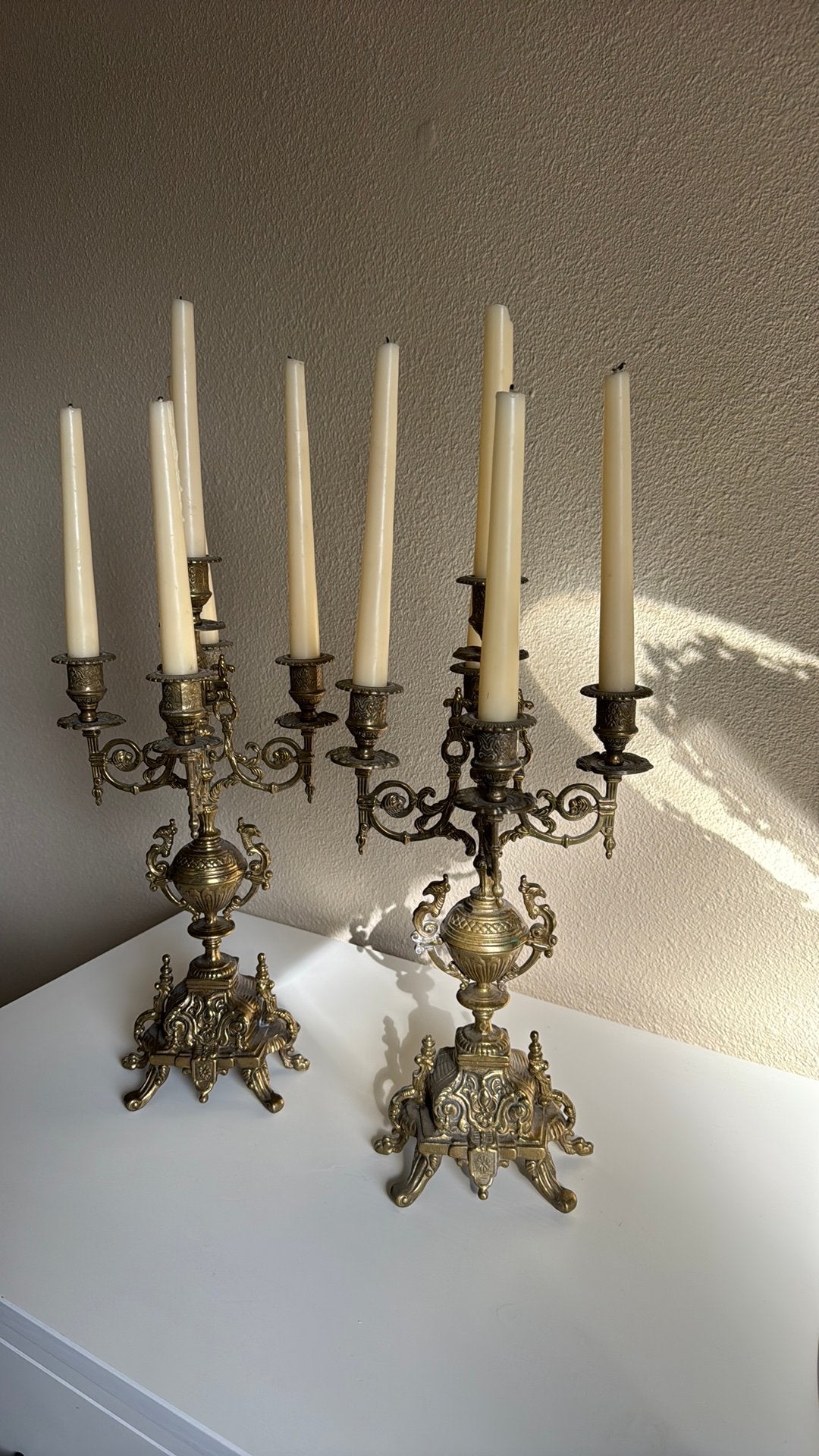 Kandelaars, Ophalen of Verzenden, Koper of Brons