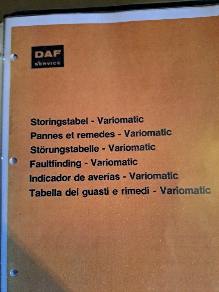folder daf, Verzenden, Zo goed als nieuw, Overige merken