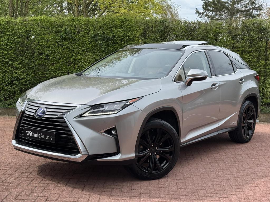Lexus RX 450h 4WD Panoramadak Head up Display Garantie, Auto's, Lexus, Automaat, Euro 5, Gebruikt, Leder