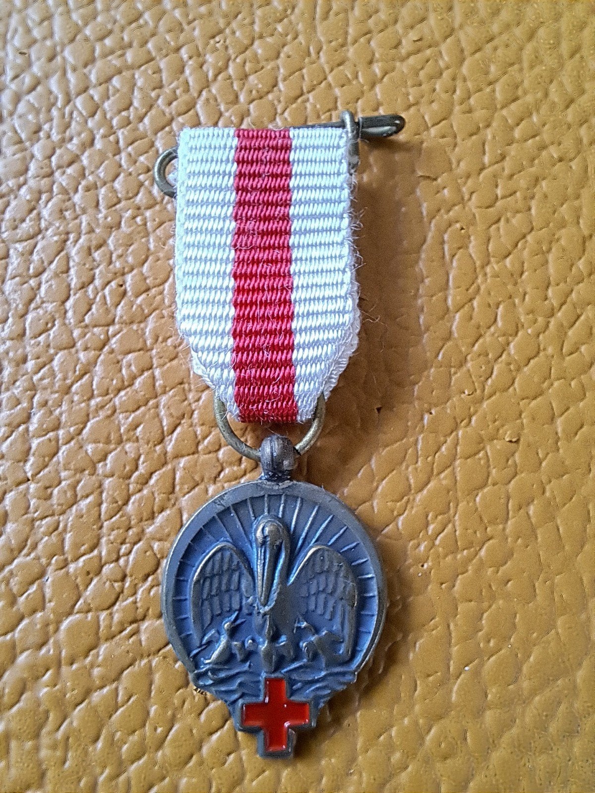 Oud Nederlands Rode Kruis Medaille W.V.V. Zeist ca. 1971, Postzegels en Munten, Ophalen of Verzenden, Brons