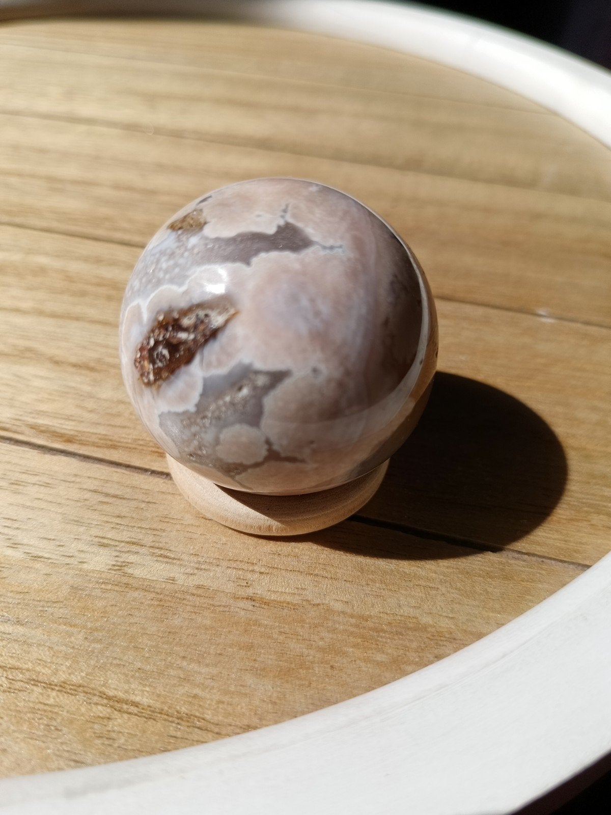 Bloem agaat bol edelsteen, Verzamelen, Ophalen, Mineraal