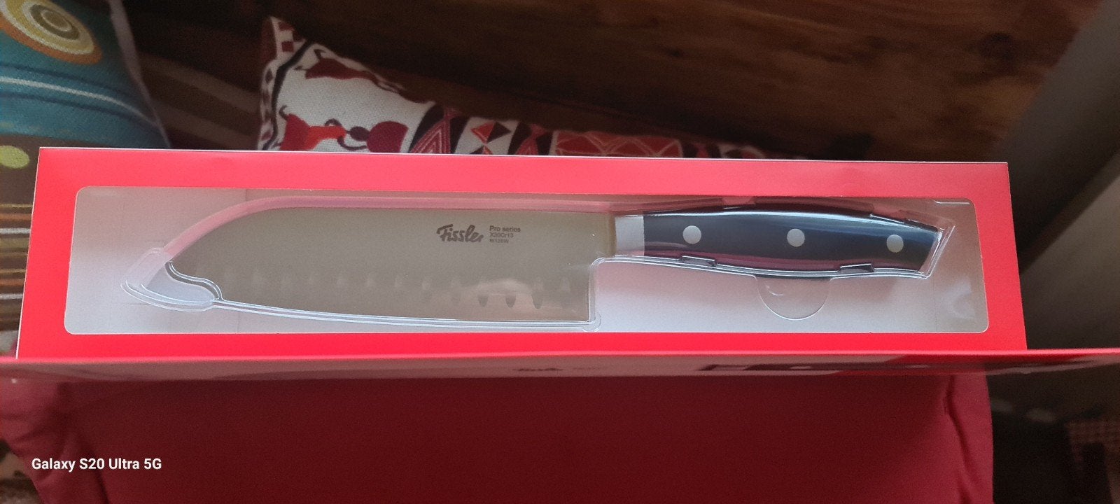 Fissler Pro Series Groot Santoku Mes - Nieuw in Doos, Overige typen, Ophalen of Verzenden, Metaal, Overige merken
