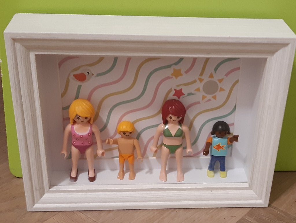 Playmobil schilderij kastje kijkdoos perspectief kastje, Ophalen, Zo goed als nieuw, Overige typen