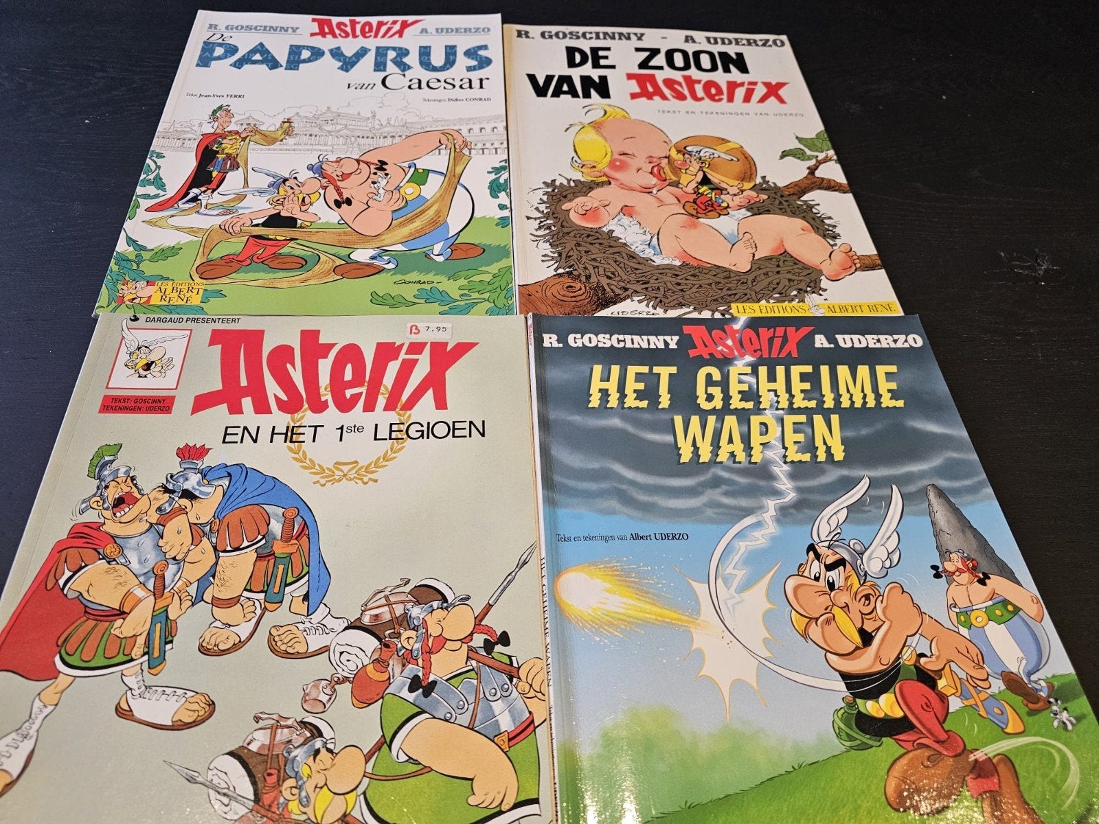 Asterix stripboeken - 4 delen, Boeken, Stripboeken, Meerdere stripboeken, Ophalen, Gelezen, René Goscinny, Albert Uderzo