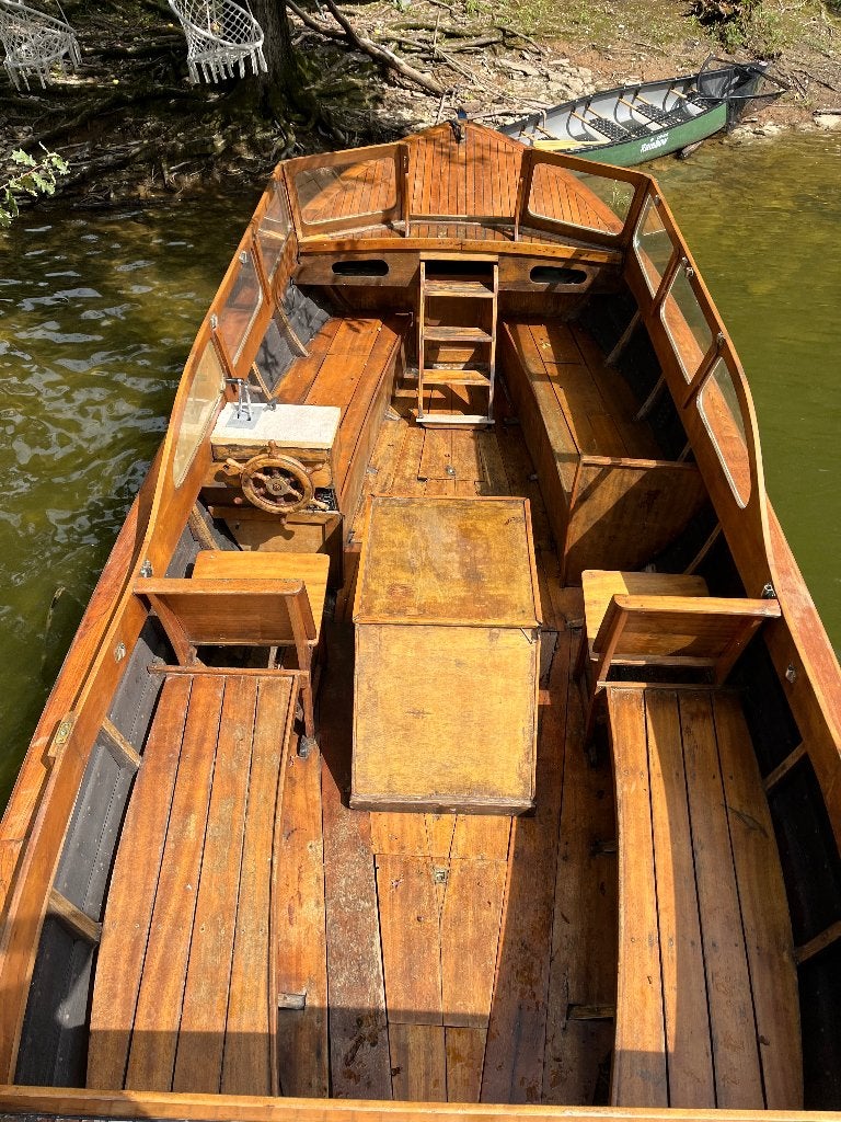 Zweedse houten sloop, Watersport en Boten, Sloepen, Binnenboordmotor, 1 cm, Diesel, 2 m