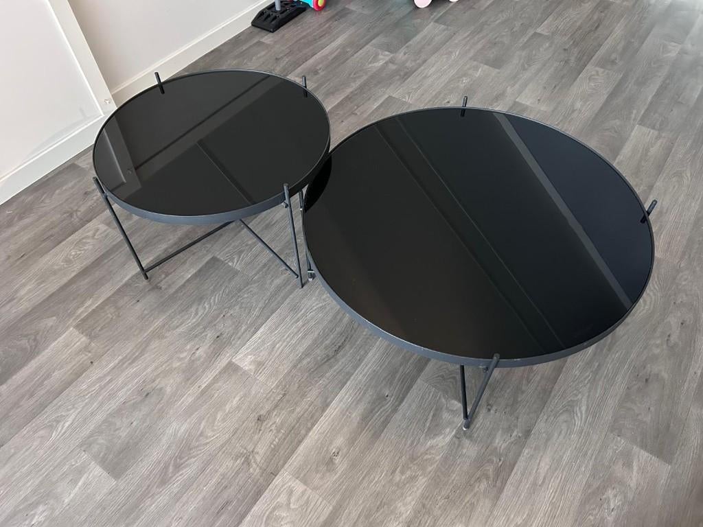 Salontafel set Zuiver, Ophalen, 50 tot 100 cm, Rond, 50 tot 100 cm