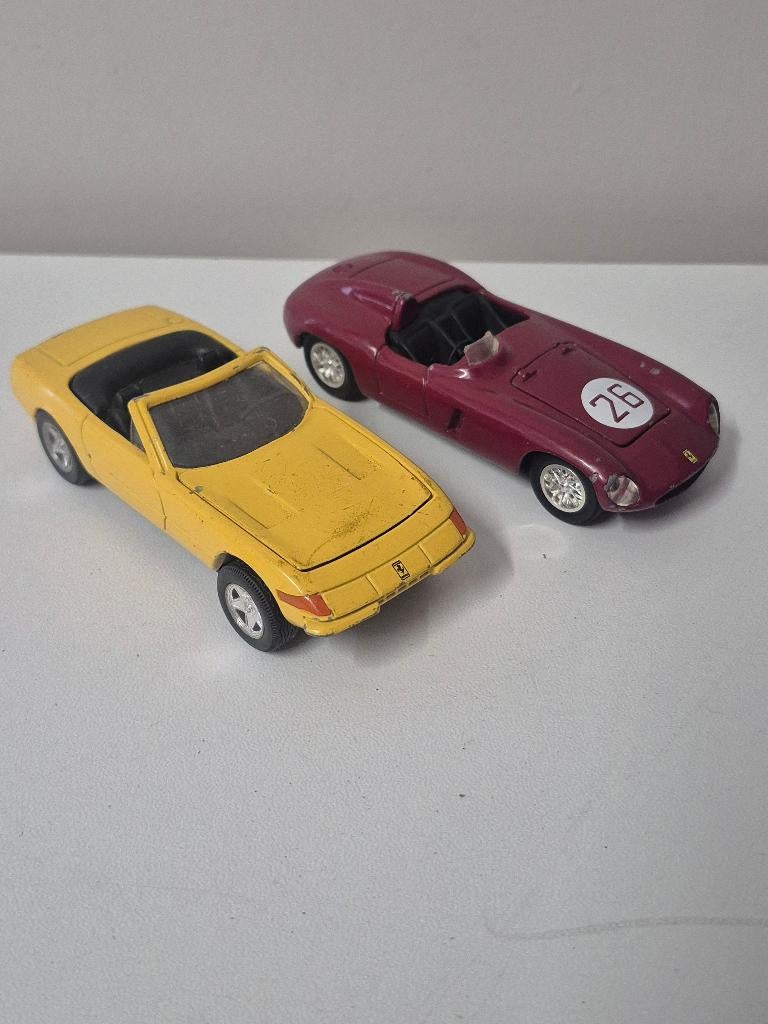 2 ferrari model autos, Overige merken, Gebruikt, Auto, Groter dan 1:32