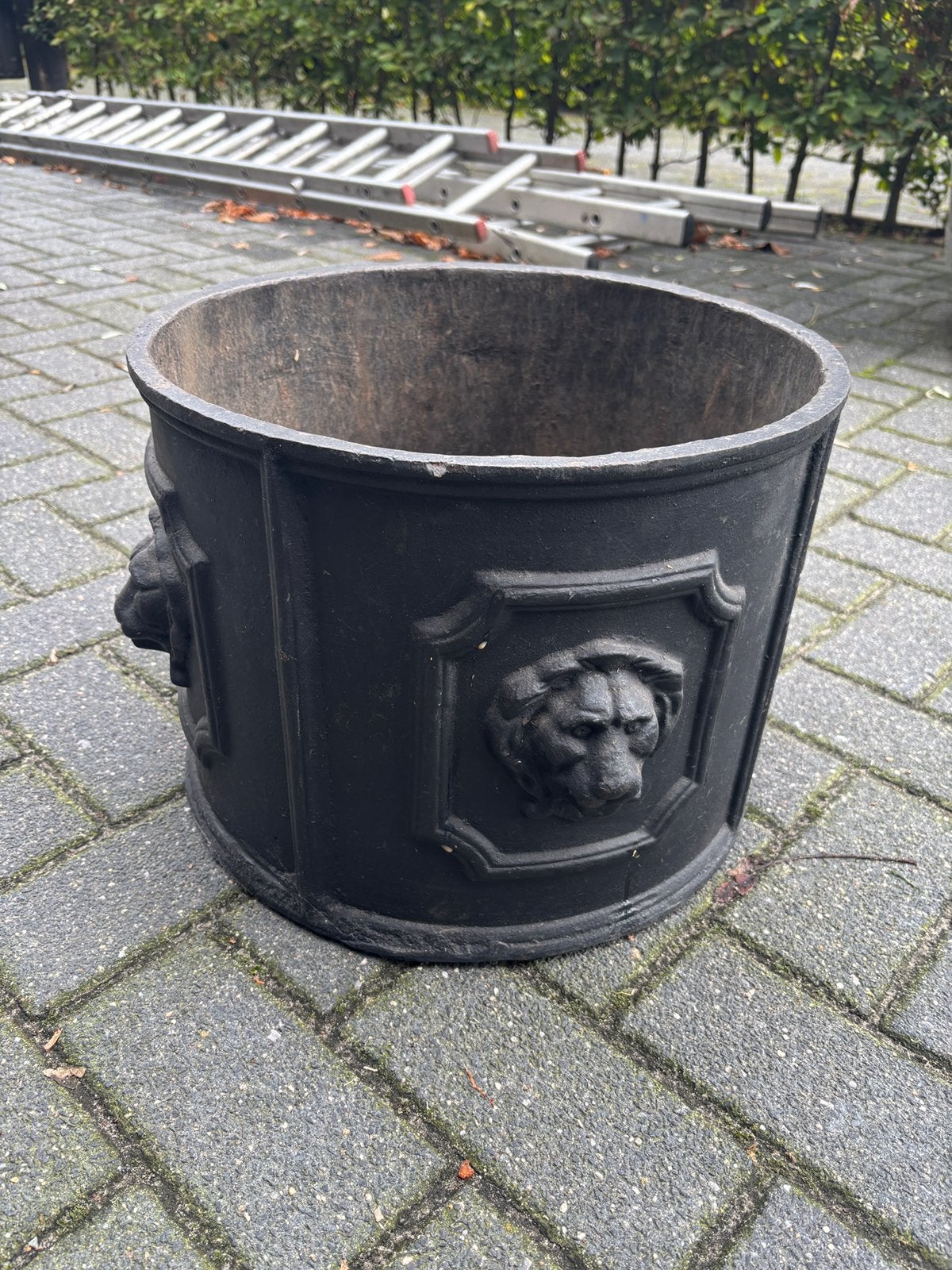 Gietijzeren pot, Tuin en Terras, Ophalen, Overige materialen, Gebruikt, Minder dan 30 cm