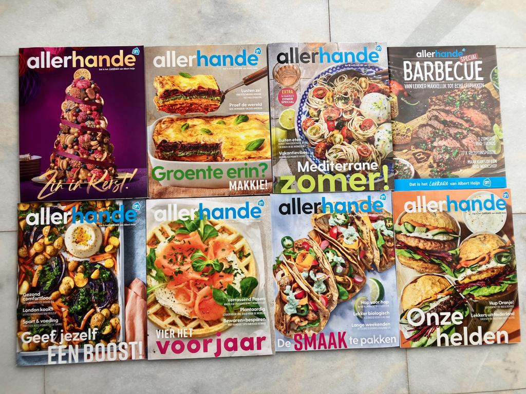 Kookblad Allerhande 2024 -  8 Nummers, Boeken, Kookboeken, Zo goed als nieuw, Ophalen of Verzenden