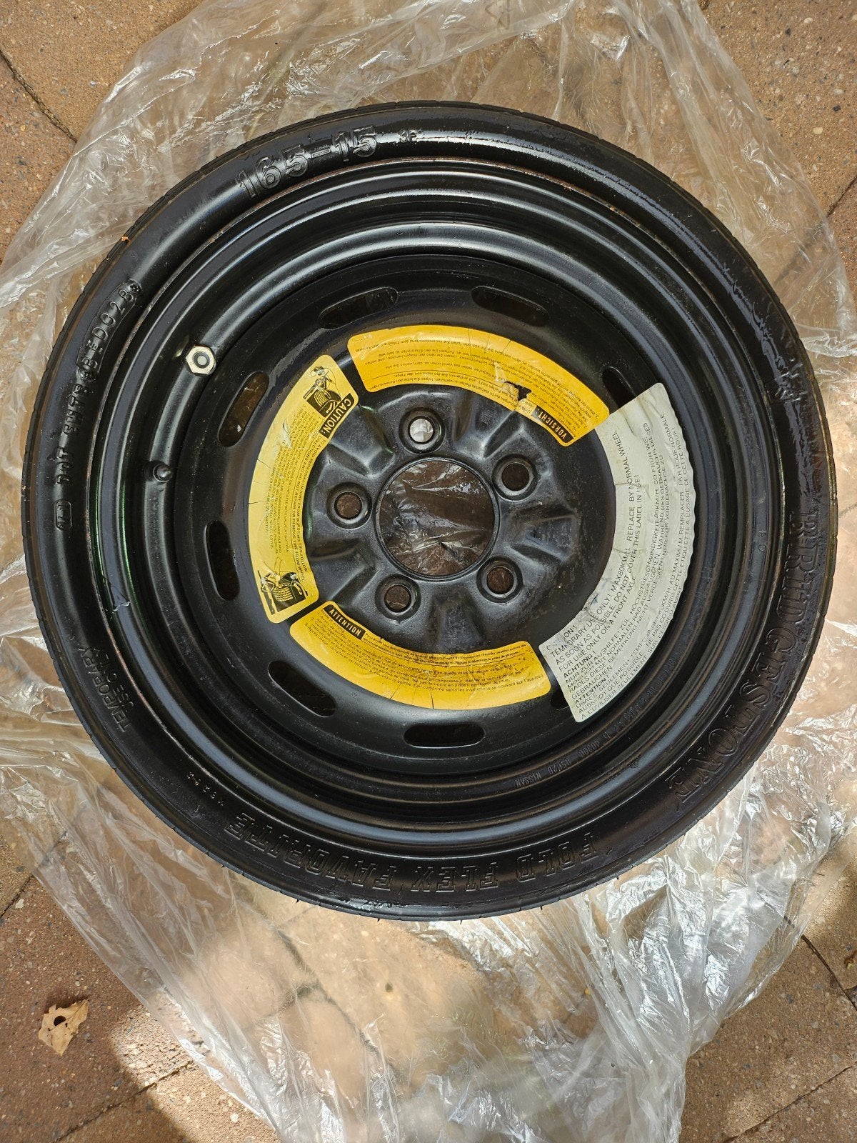 Reservewiel 15" foldable!, Ophalen of Verzenden, Gebruikt