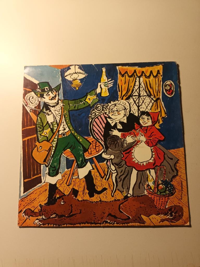 Roodkapje en De Gelaarsde Kat- Greenspot, Cd's en Dvd's, Vinyl Singles, Gebruikt, Single, Ophalen of Verzenden, Kinderen en Jeugd