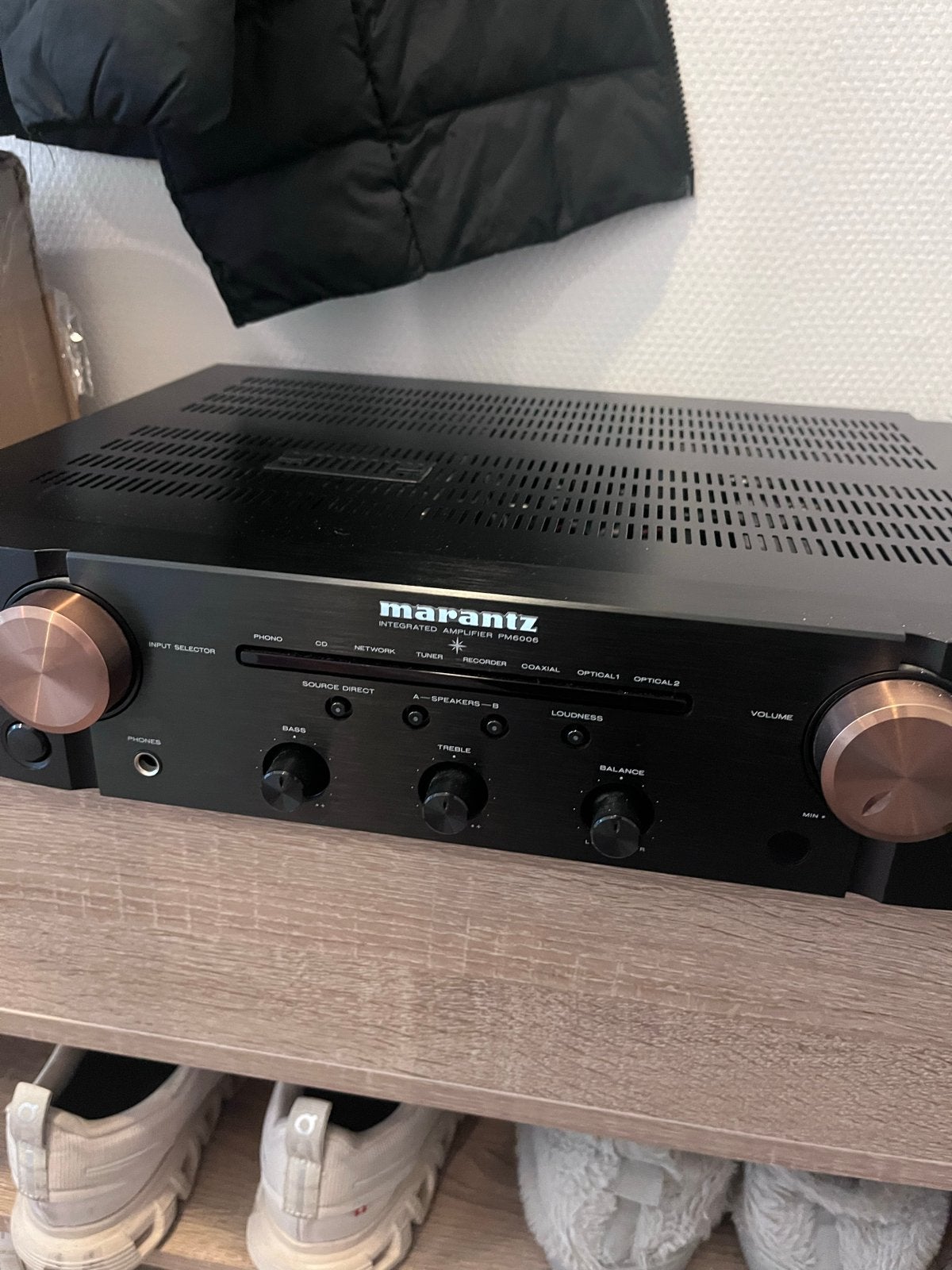 Marantz PM6006 Geïntegreerde Versterker - Zo goed als nieuw, Zo goed als nieuw, 60 tot 120 watt, Stereo, Ophalen