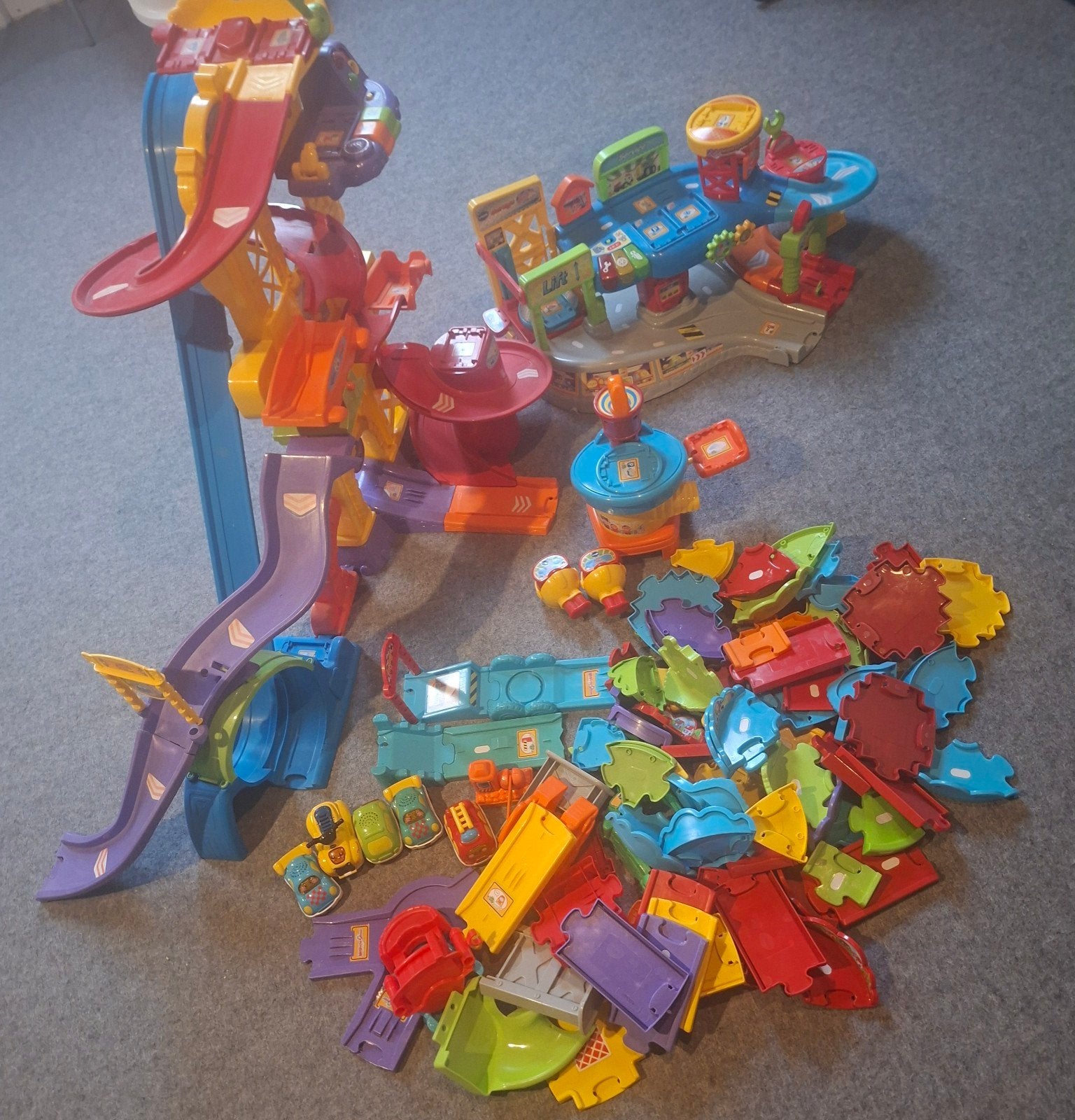 VTech Toet Toet Auto's Garage en Racebaan Set, Ophalen, Gebruikt