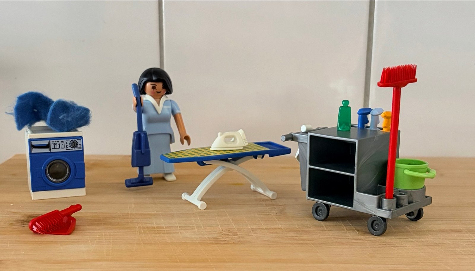 PLAYMOBIL Schoonmaakset met figuur en accessoires, Kinderen en Baby's, Ophalen of Verzenden, Gebruikt, Jongen of Meisje