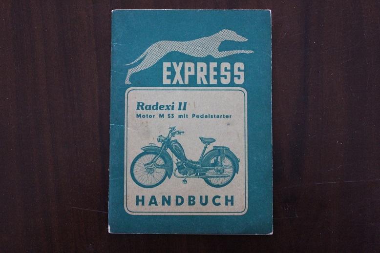 Express Radexi II bromfiets moped handbuch instructie boekje, Ophalen of Verzenden, Zo goed als nieuw