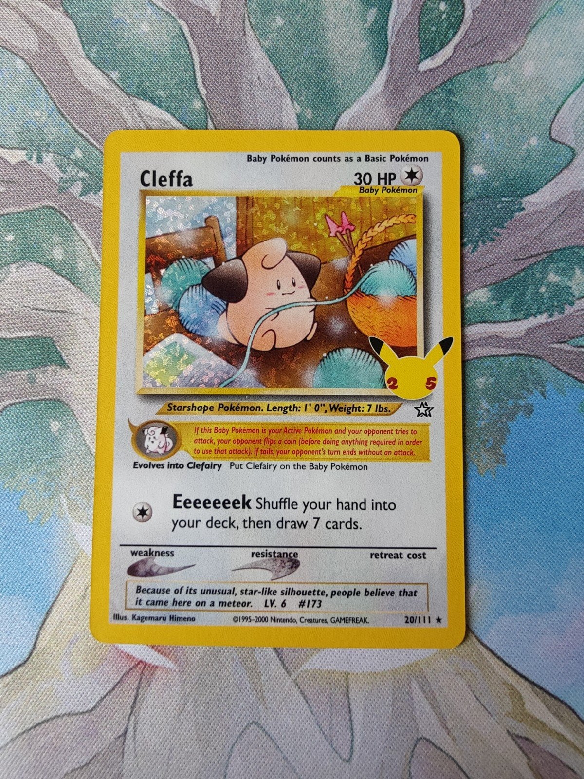 Pokemon celebrations cleffa Holo 20/111, Ophalen of Verzenden, Nieuw, Losse kaart, Foil