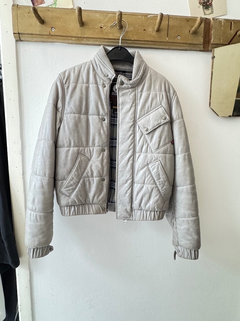 Belstaff vintage leren jack S, Ophalen of Verzenden, Zo goed als nieuw, Maat 42/44 (L), Overige kleuren