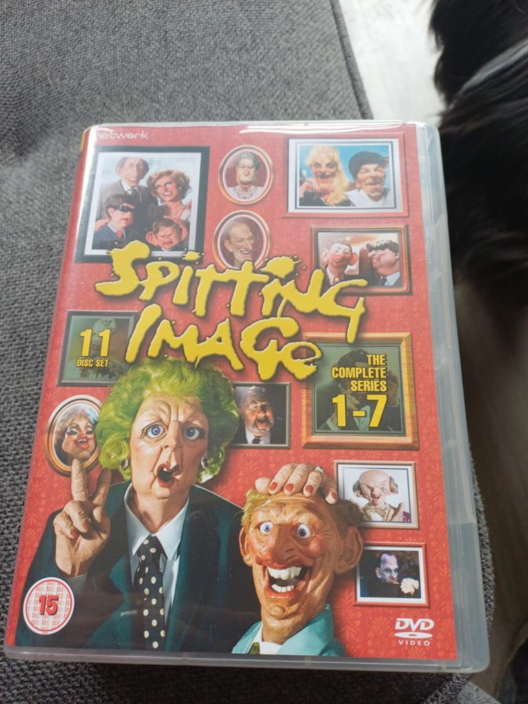 Spitting image the complete serie 1-7, Cd's en Dvd's, Ophalen of Verzenden, Zo goed als nieuw, Tv-programma of Sketches