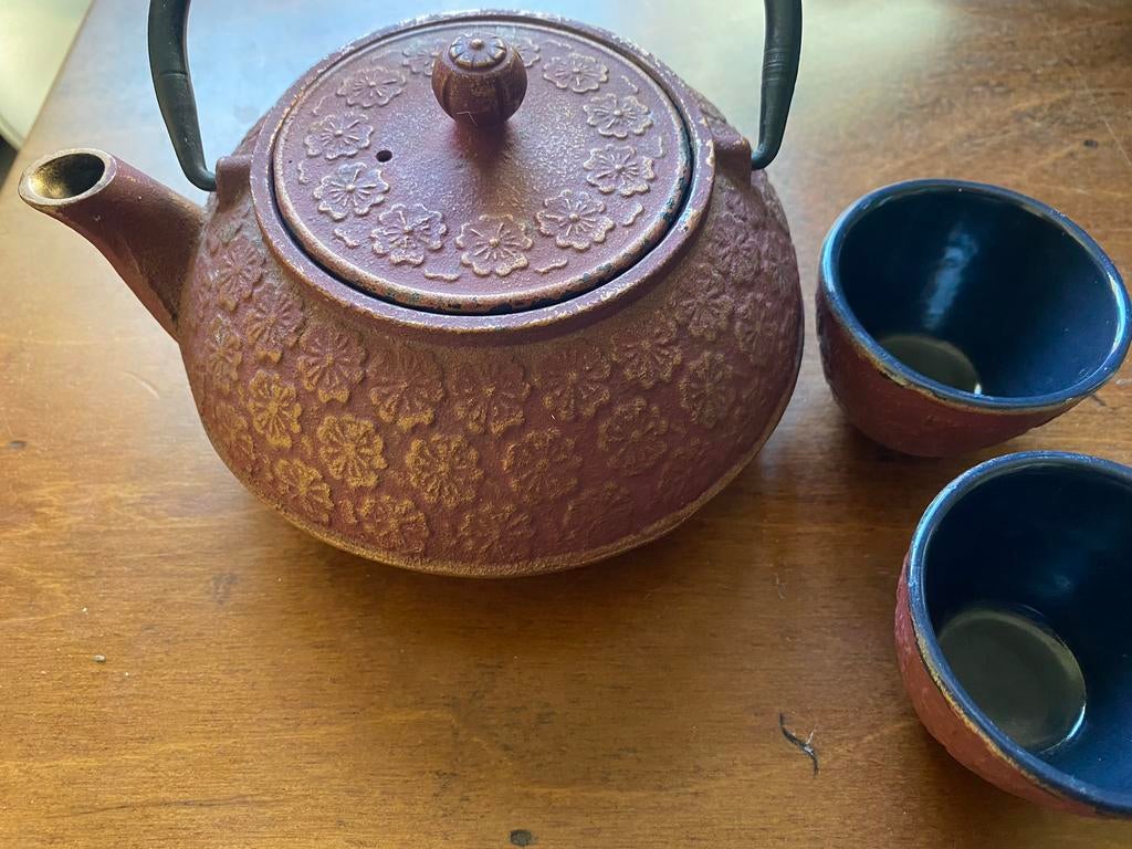 Bredemeijer thee set pot en kopjes, Overige materialen, Ophalen of Verzenden, Zo goed als nieuw, Overige stijlen