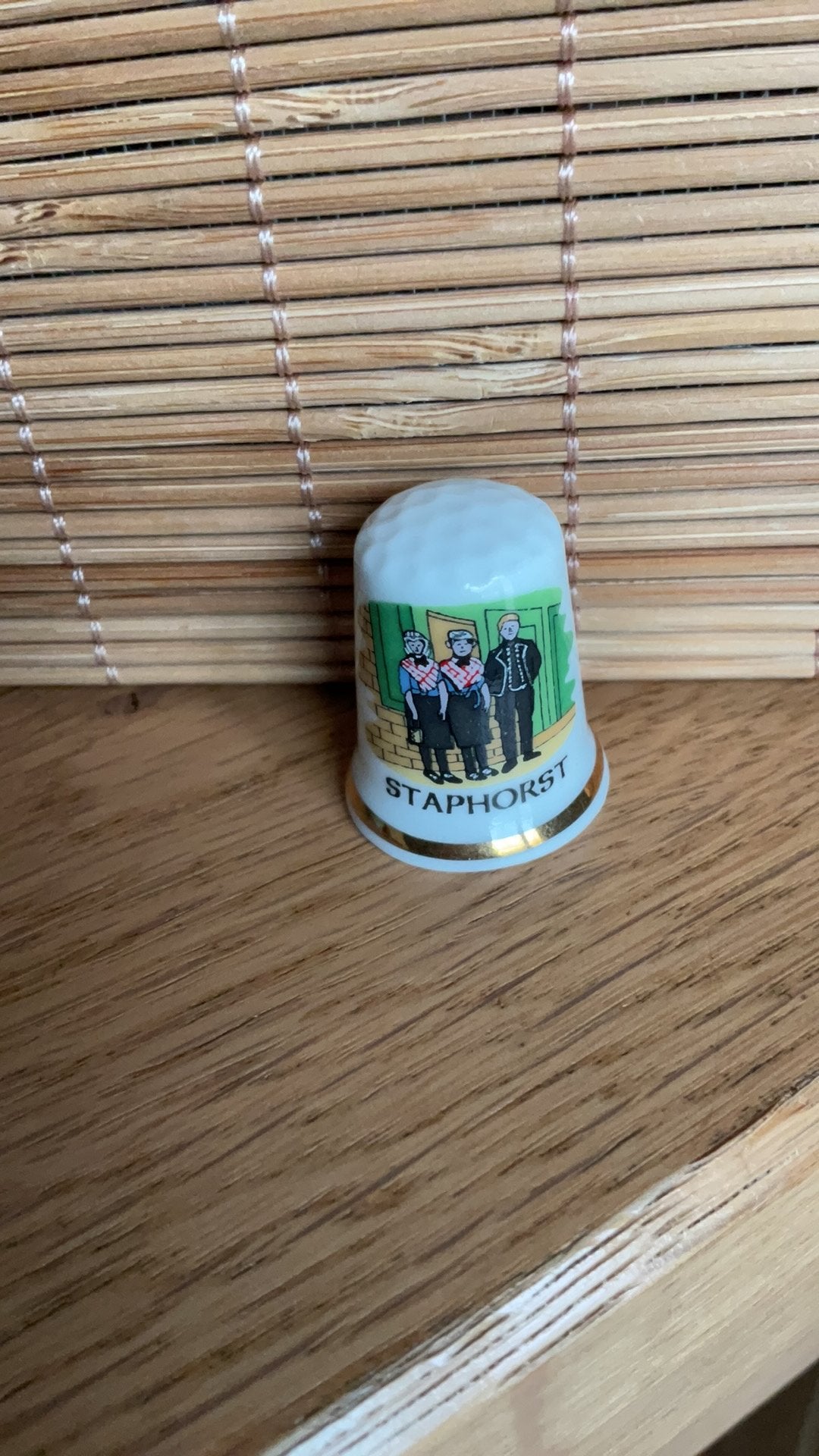 Staphorst vingerhoed vingerhoedje vingerhoedjes vingerhoed, Verzenden, Nieuw, Porselein, Nederland