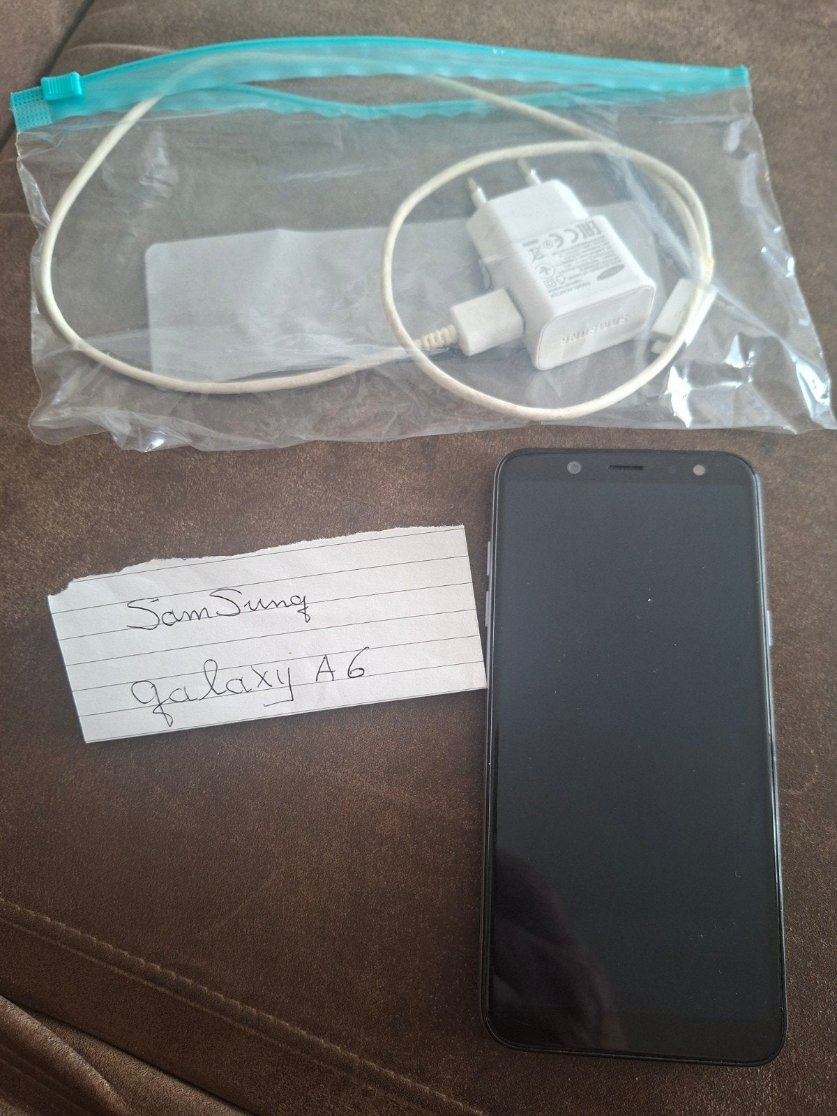 Samsung galaxy a6 werkt nog prima met oplader, Telecommunicatie, Mobiele telefoons | Samsung, 32 GB, Ophalen, Zwart, Galaxy A